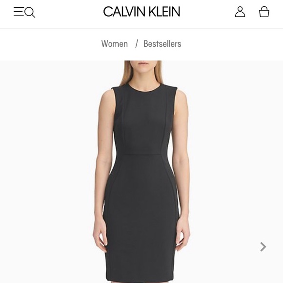 Calvin Klein Black Dress - Picture 1 of 4